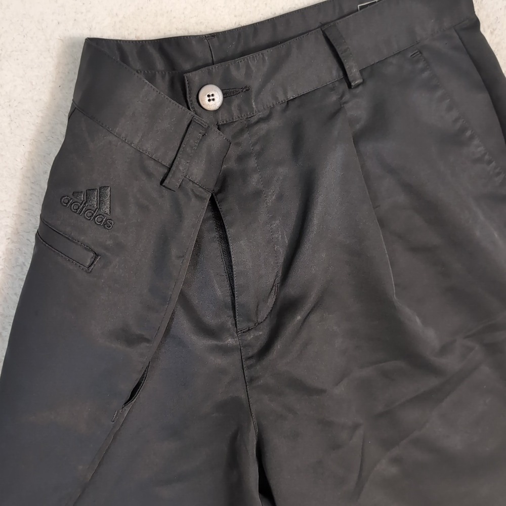 Adidas Climalite Men's Size 32x10 Black Athletic Golf Shorts *look at pictures